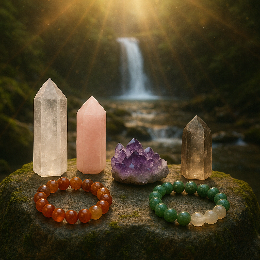 Crystals and crystal bracelets